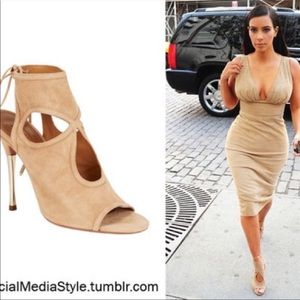 Aquazzura suede heels